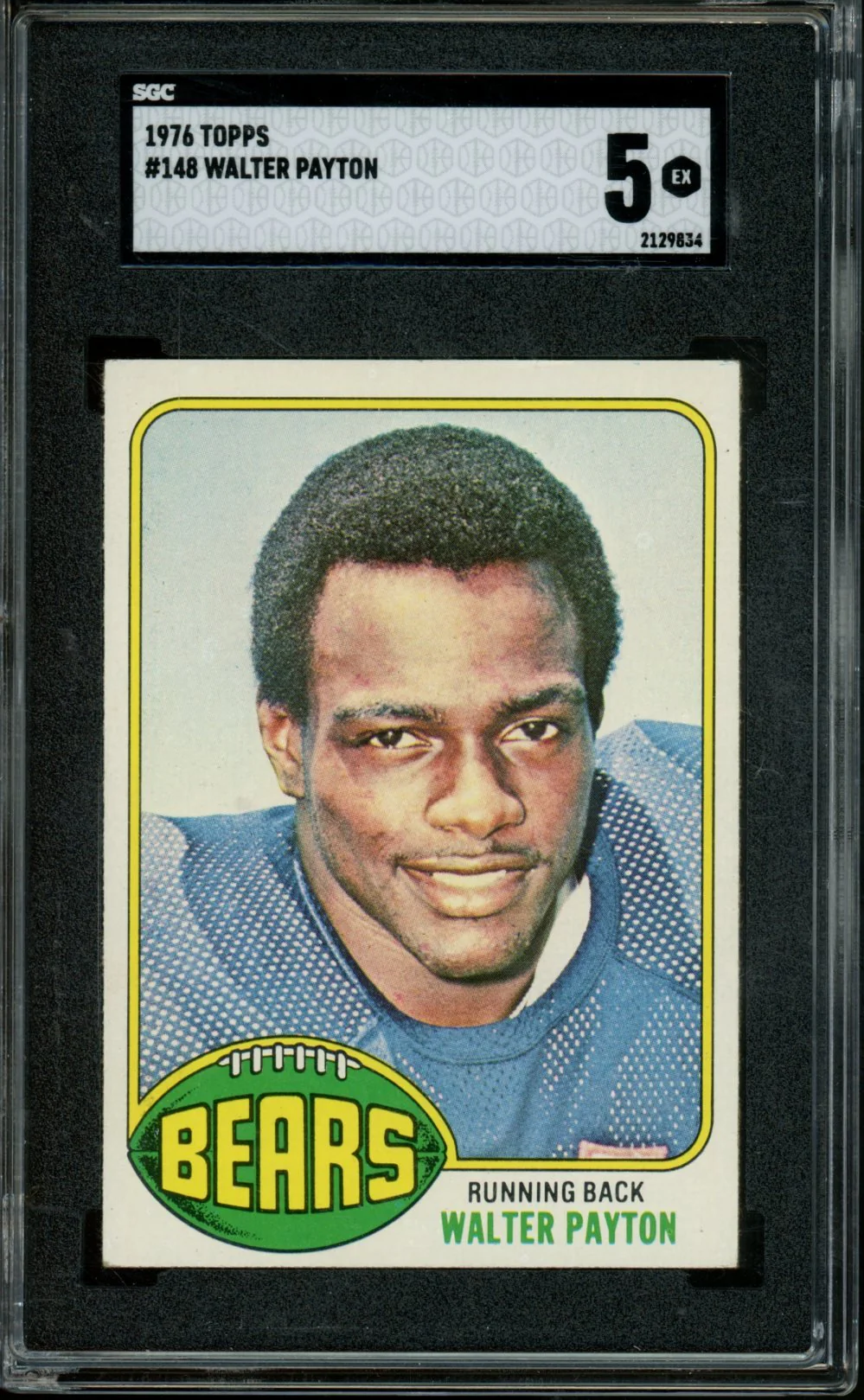 1976 Topps Walter Payton Rookie #148 SGC 5 Bears