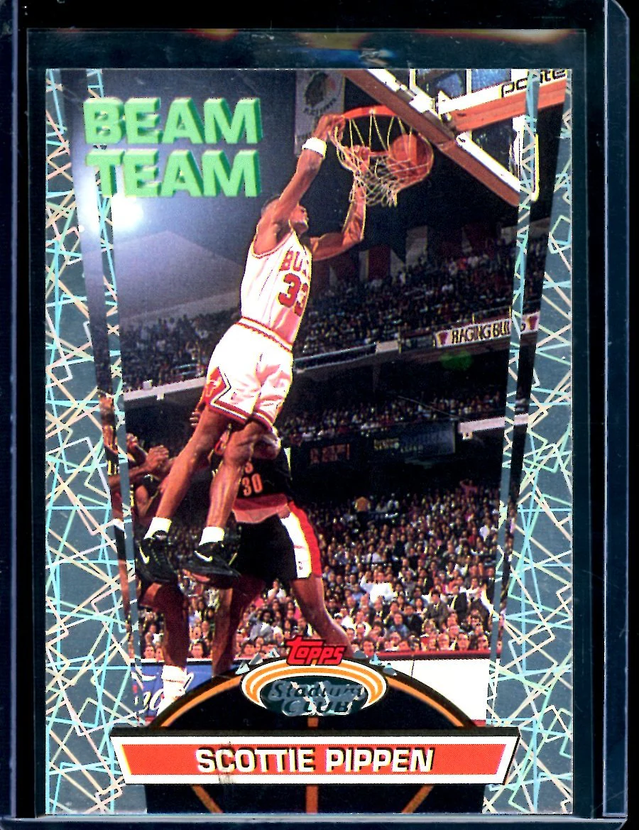 1992/93 Topps Stadium Club Scottie Pippen Beam Team Bulls