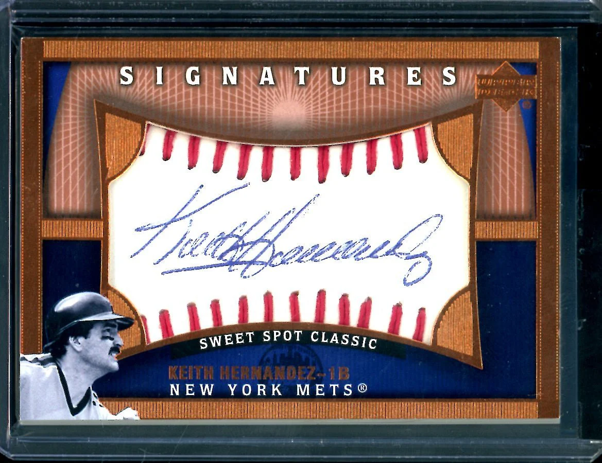2005 Topps Sweet Spot Classic Kieth Hernandez Sweet Spot Signatures Mets