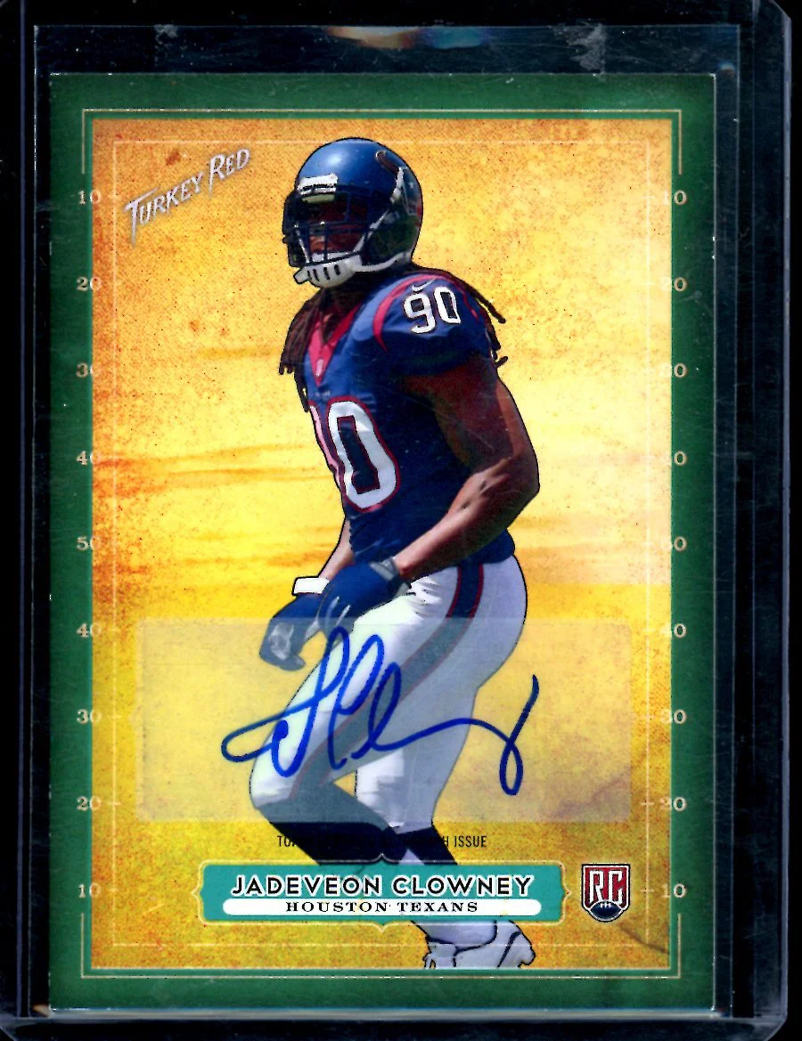 2014 Topps Turkey Red Jadeveon Clowney Rookie Auto /10 Texans