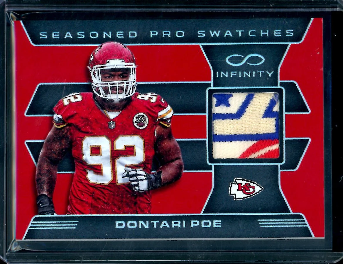 2016 Panini Infinity Dontari Poe Seasoned Pro Swatches Patch 1/1 Chiefs