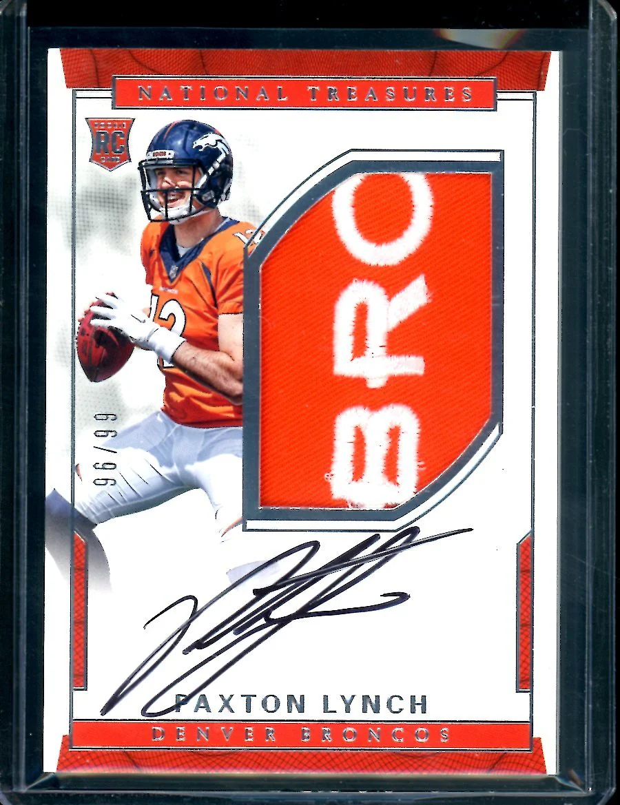2016 Panini National Treasures Paxton Lynch Rookie Auto RPA True /99 Broncos