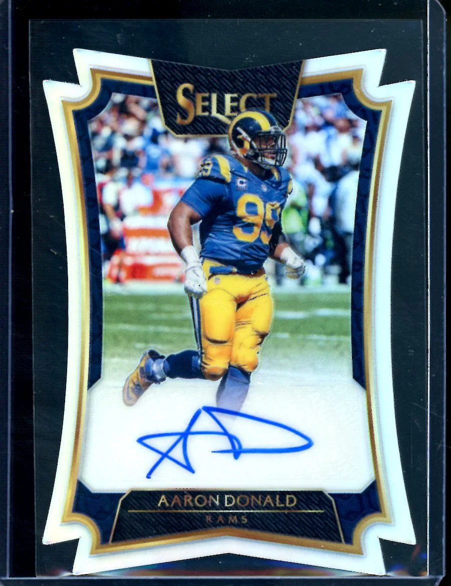 2016 Panini Select Aaron Donald Auto /49 Rams