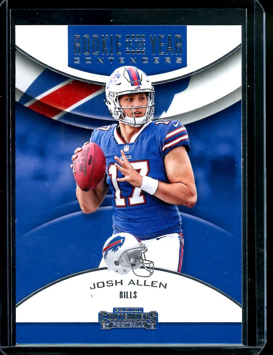 2018 Panini Contenders Josh Allen Rookie of the Year Contenders Bills