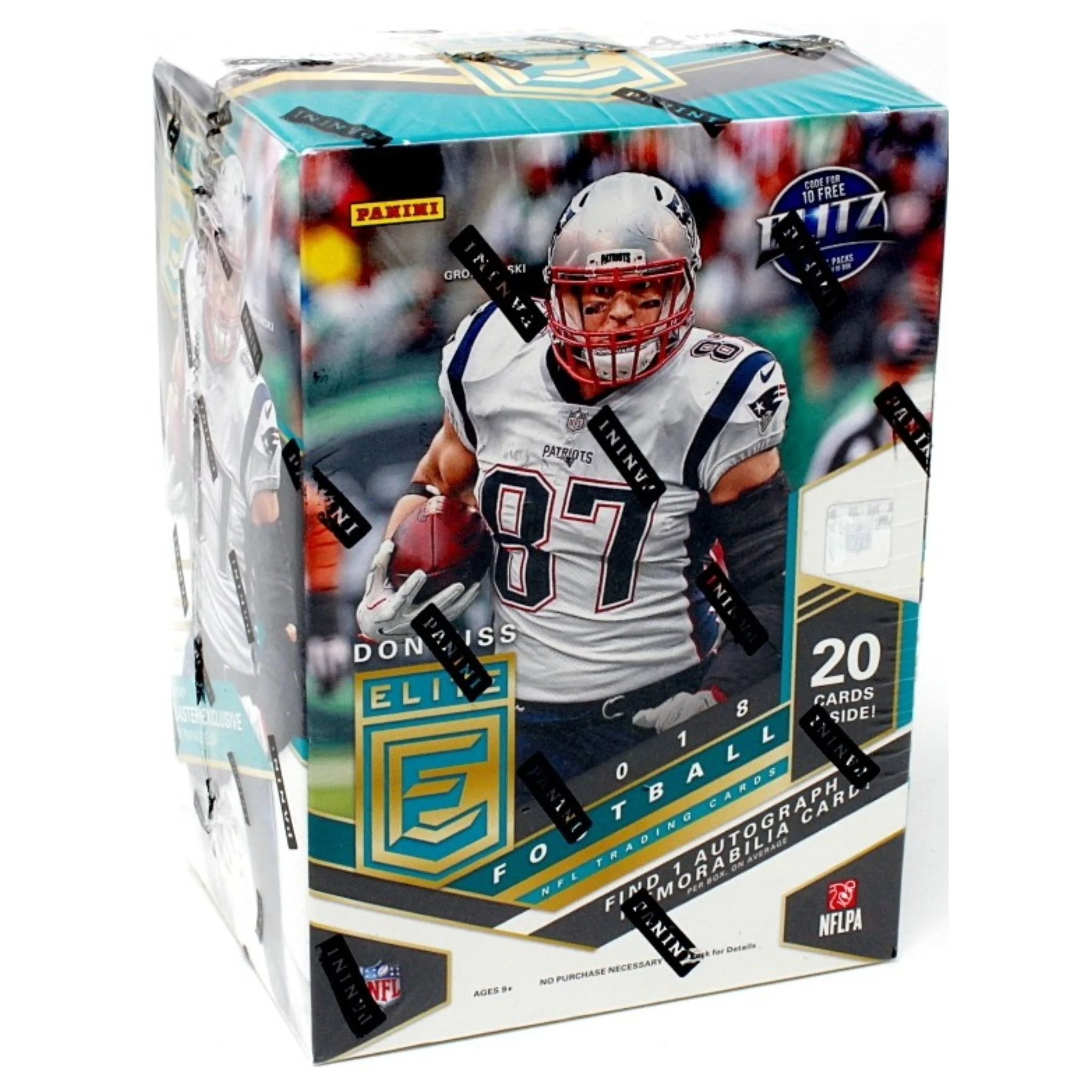 2018 Panini Donruss Elite Football Blaster Box