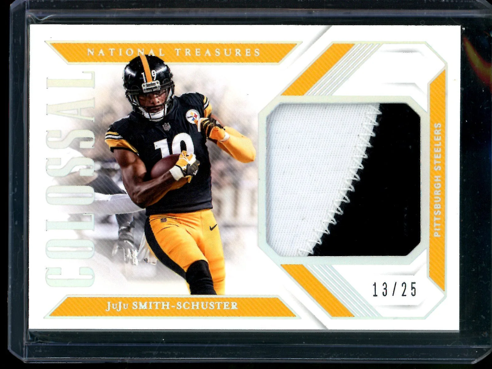 2018 Panini National Treasures JuJu Smith-Schuster Colossal Relic /25 Steelers