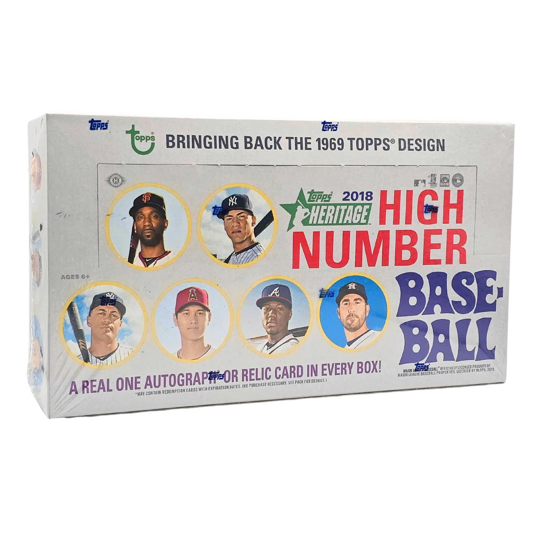 2018 Topps Heritage High Number Baseball Hobby Box