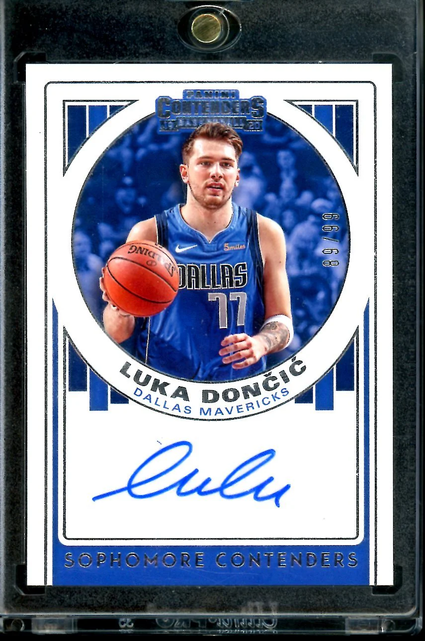 2019/20 Panini Contenders Luka Doncic Sophomore Contenders Auto /99 Mavericks