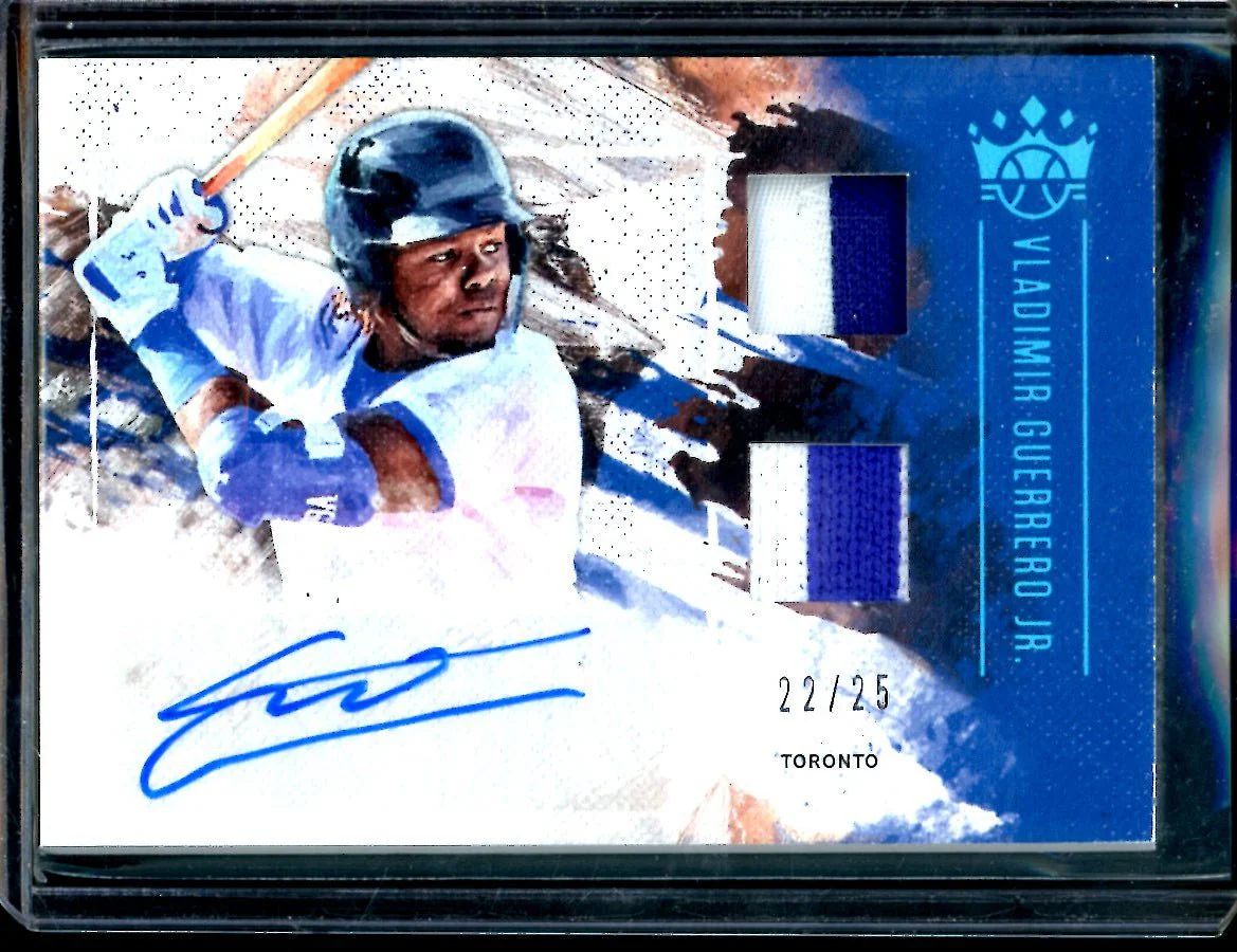 2019 Panini Diamond Kings Vladimir Guerrero Jr. Patch Auto /25 Blue Jays