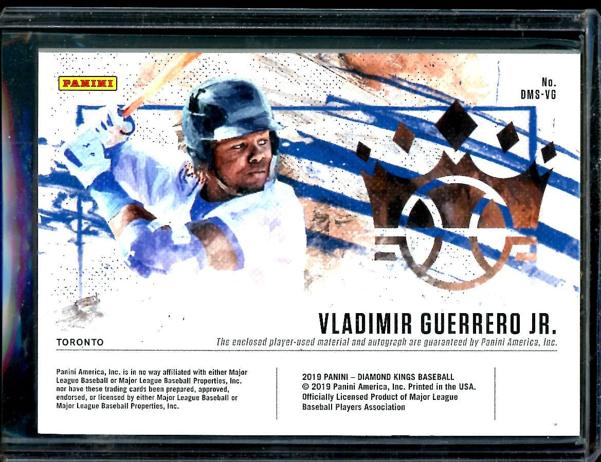 2019 Panini Diamond Kings Vladimir Guerrero Jr. Patch Auto /25 Blue Jays - Image 2