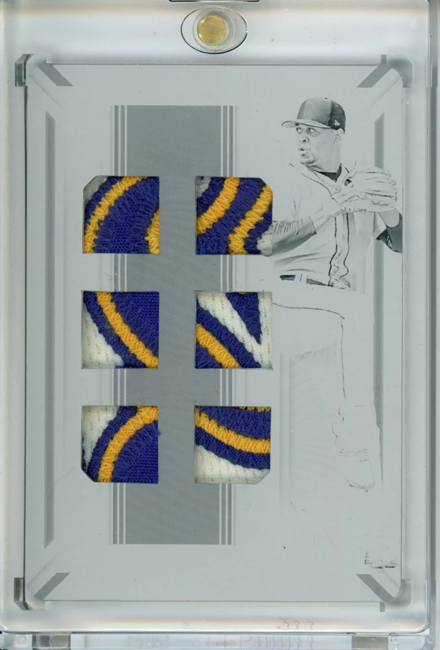 2019 Panini National Treasures Justus Sheffield Printing Plate 1/1 Mariners