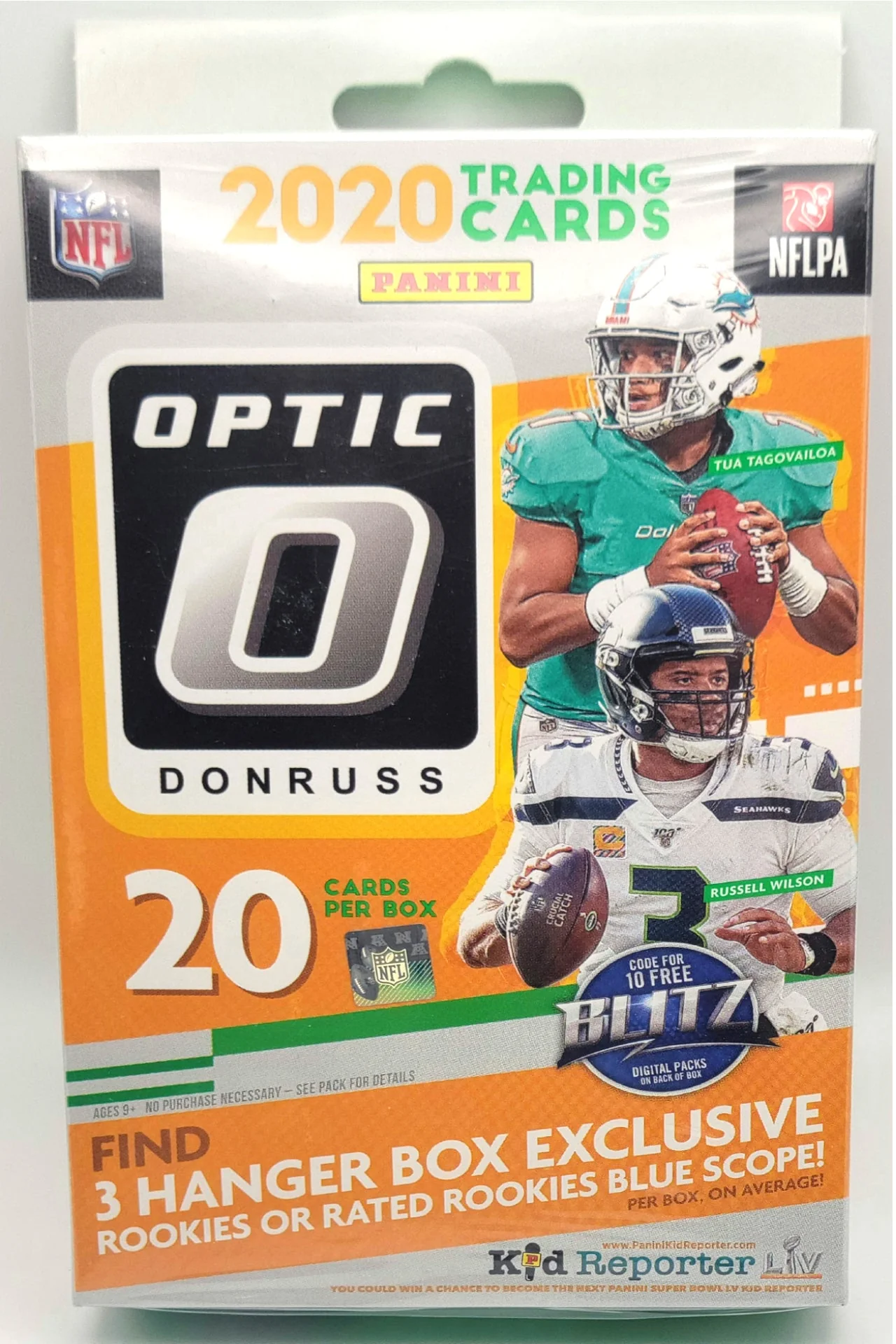 2020 Donruss Optic Hanger Football Retail Box