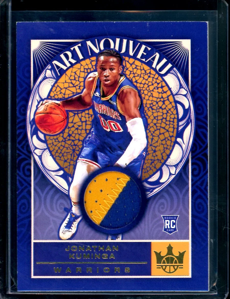 2021/22 Panini Crown Royale Jonathan Kuminga Rookie Art Nouveau Patch /25 Warriors
