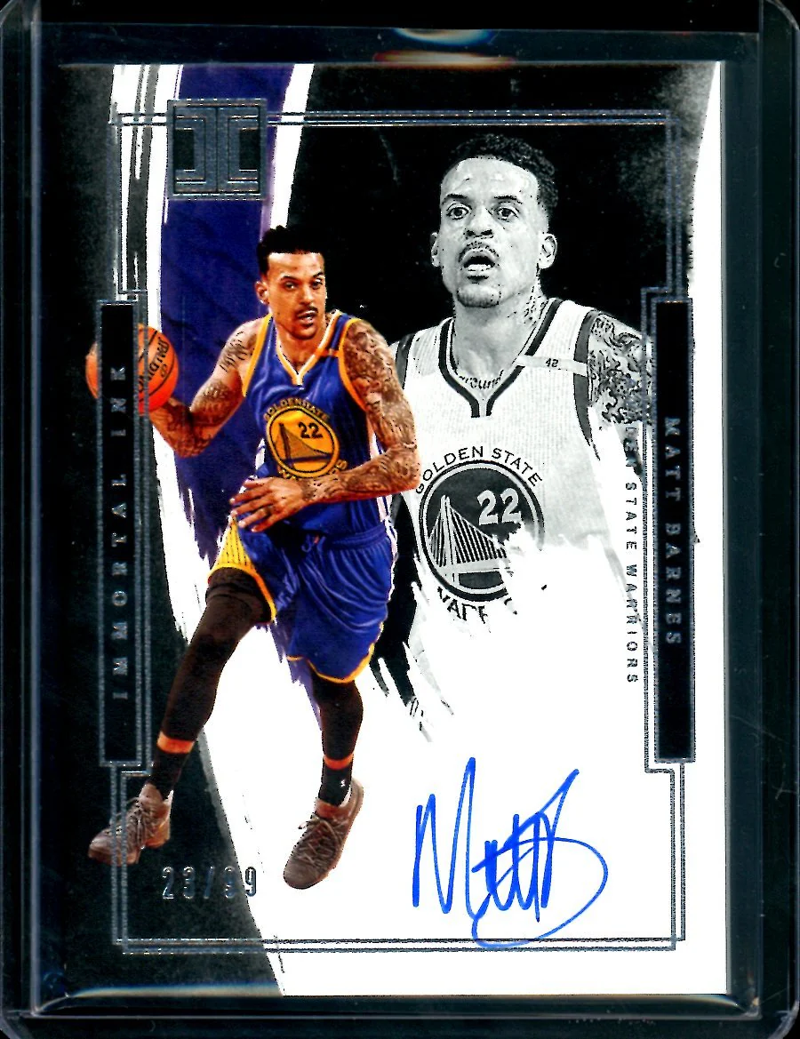 2021/22 Panini Impeccable Matt Barnes Imortal Ink Auto /99 Warriors