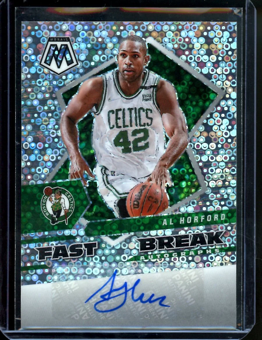 2021/22 Panini Mosaic Al Horford Fast Break Auto Celtics