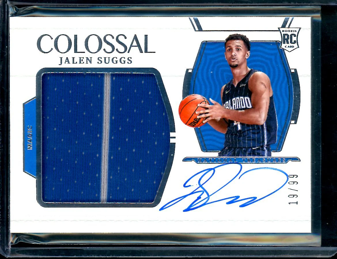 2021/22 Panini National Treasures Jalen Suggs Rookie Colossal RPA /99 Magic