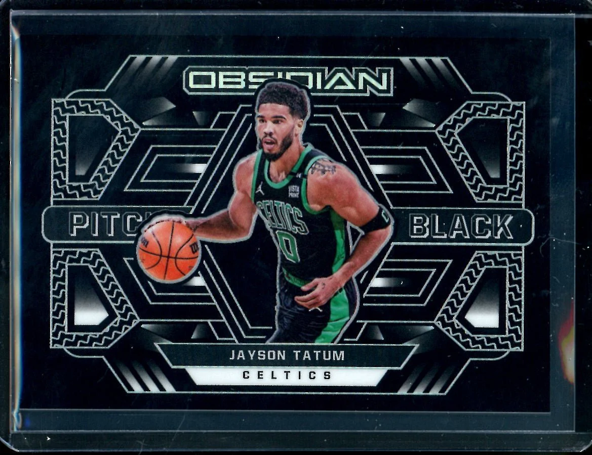 2021/22 Panini Obsidian Jayson Tatum Pitch Black /99 Celtics
