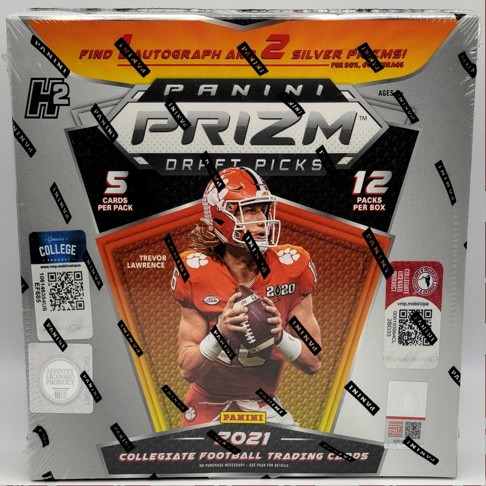 2021 Panini Prizm Draft Picks Football Hybrid Hobby Box