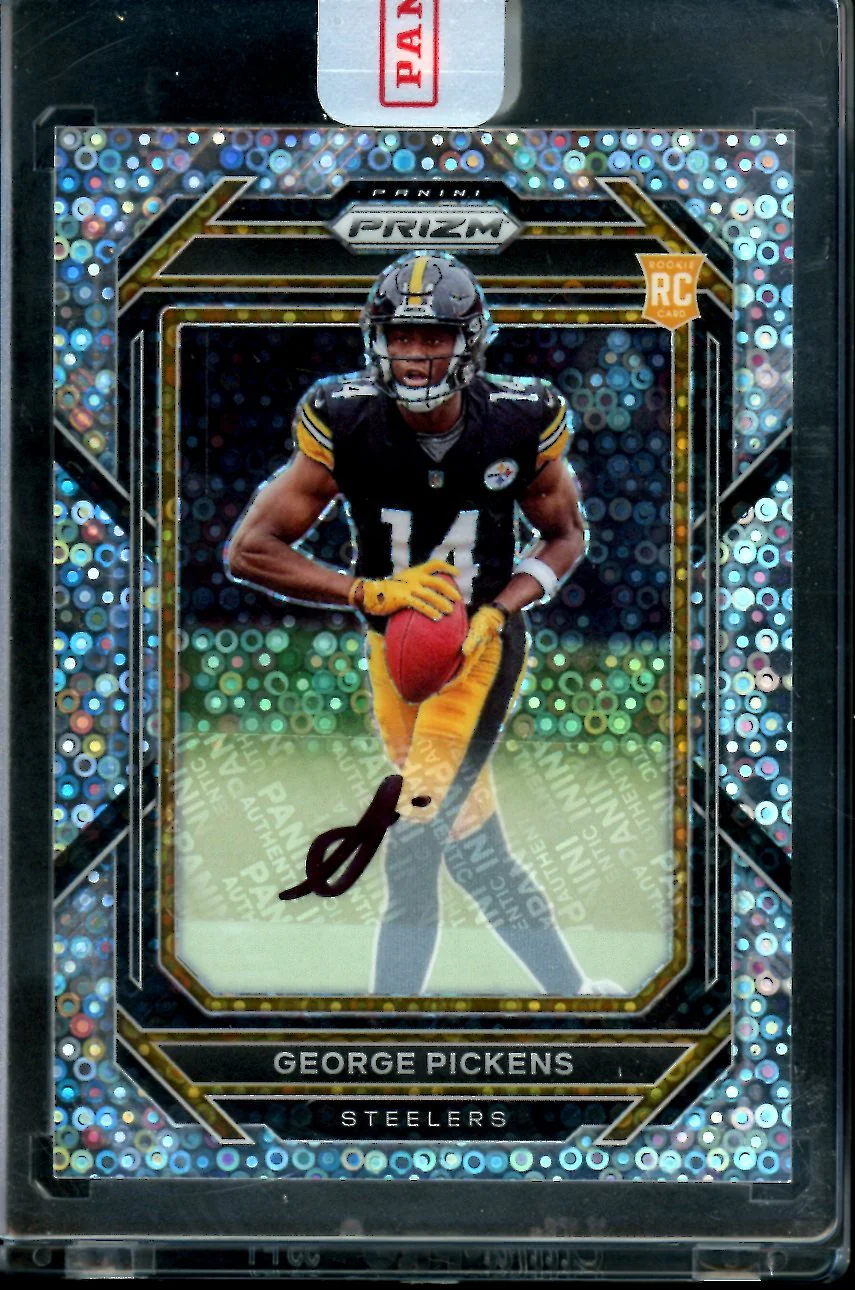 2021 Panini Prizm George Pickens Rookie Disco Auto Steelers