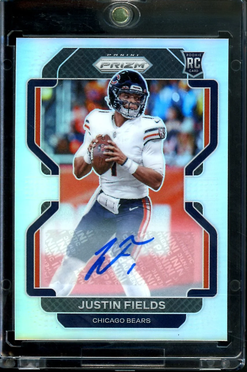 2021 Panini Prizm Justin Fields Rookie Auto Silver Bears