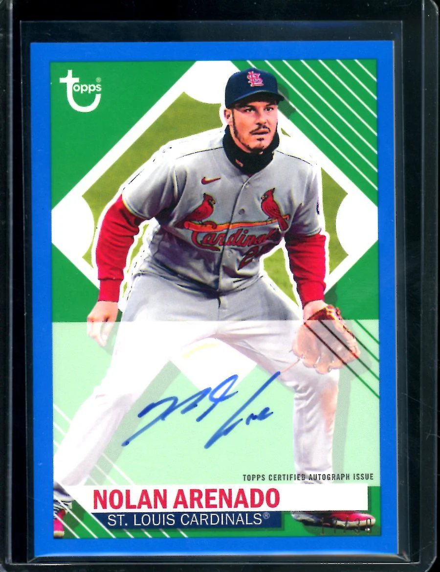 2021 Topps Brooklyn Nolan Arenado Auto /30 Cardinals