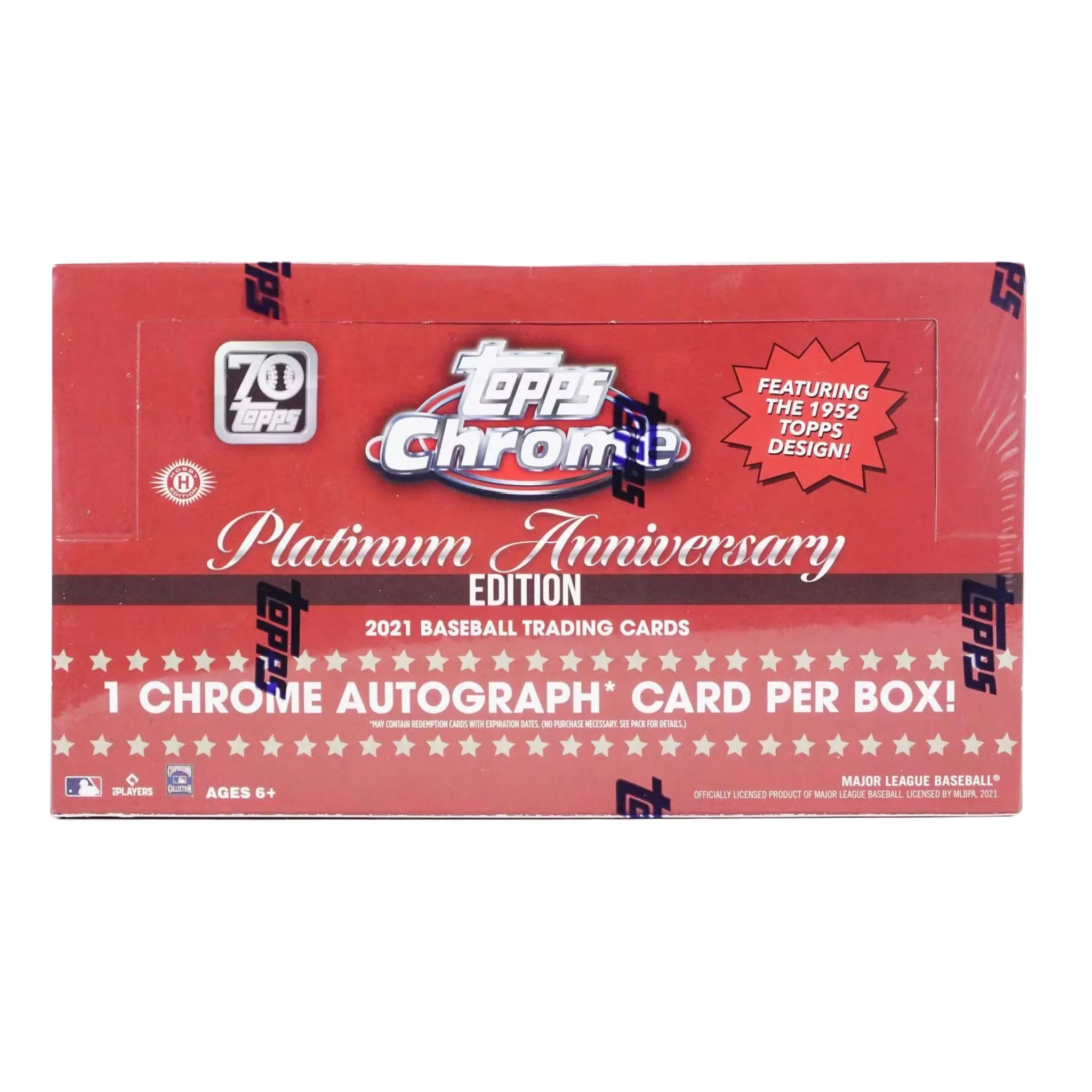 2021 Topps Chrome Platinum Anniversary Baseball Hobby Box