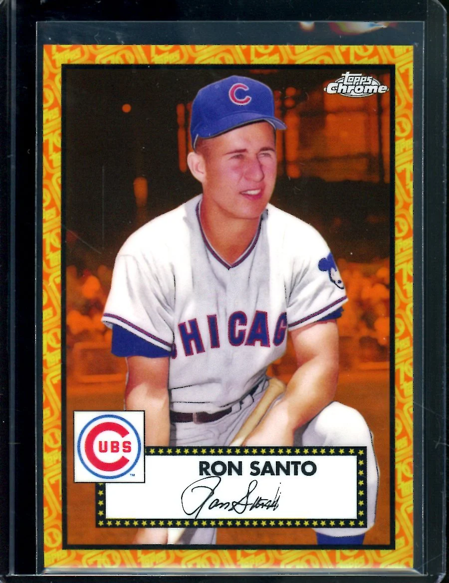 2021 Topps Chrome Platinum Anniversary Ron Santo /25 Cubs