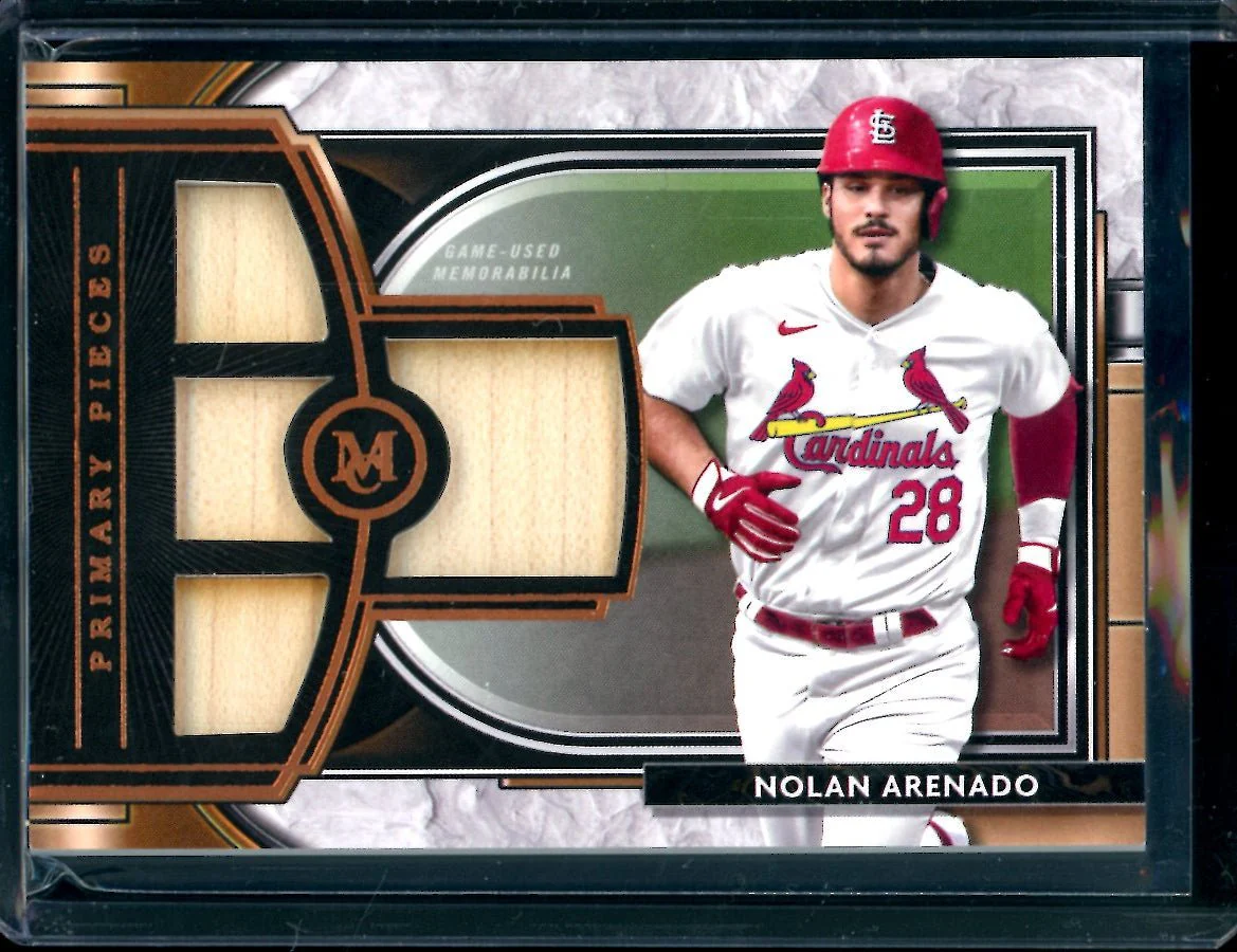 2021 Topps Museum Nolan Arenado Primary Pieces Patch Cardinals