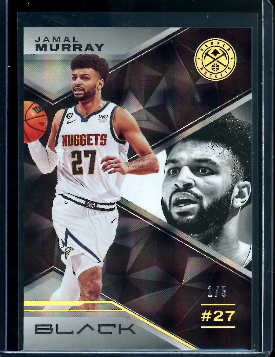 2022/23 Panini Black Jamal Murray Holo Gold /5 Nuggets