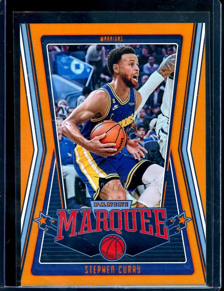 2022-23 Panini Chronicles Marquee Stephen Curry Orange /75 Warriors