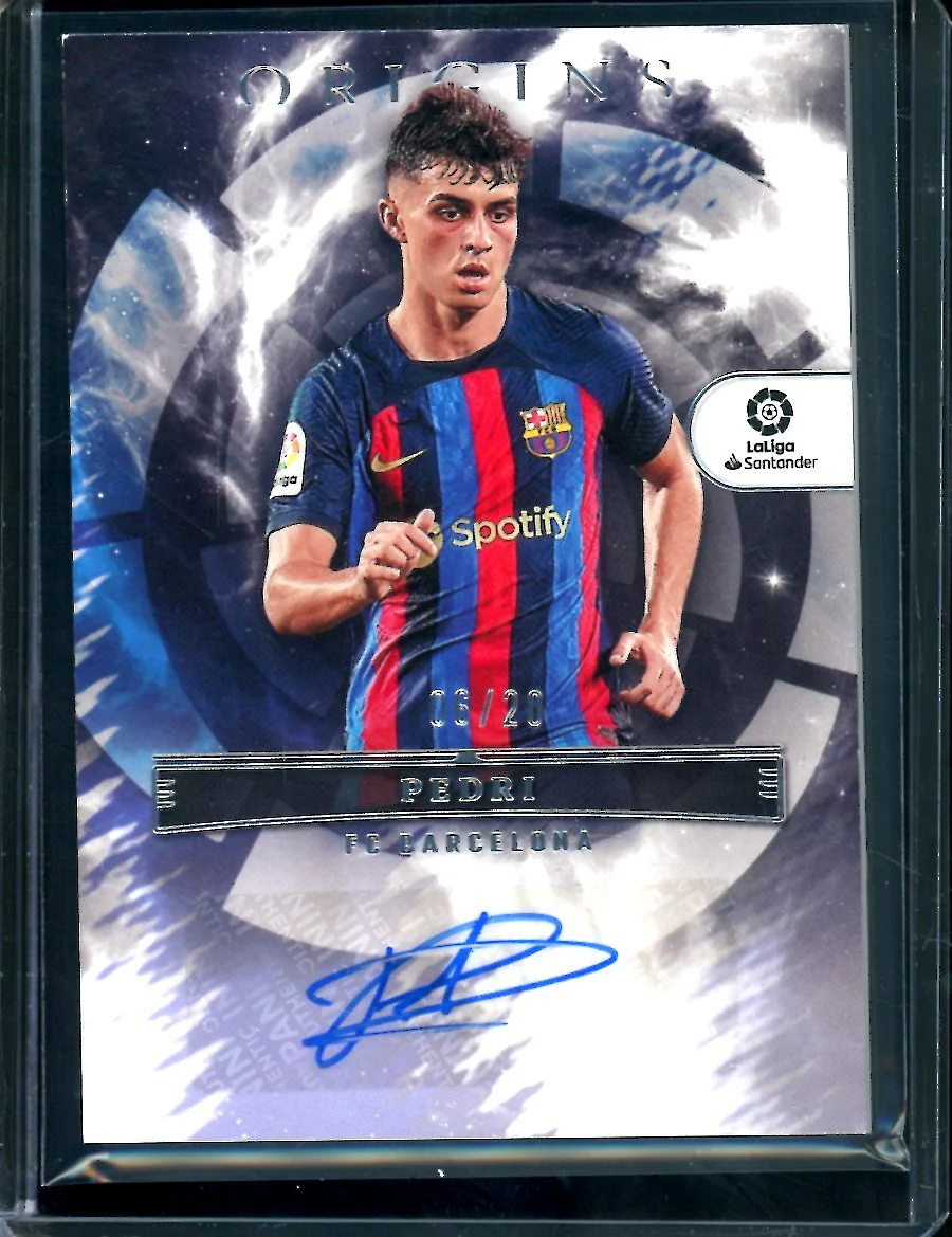 2022/23 Panini Chronicles Origins Pedri Auto /20 FC Barcelona