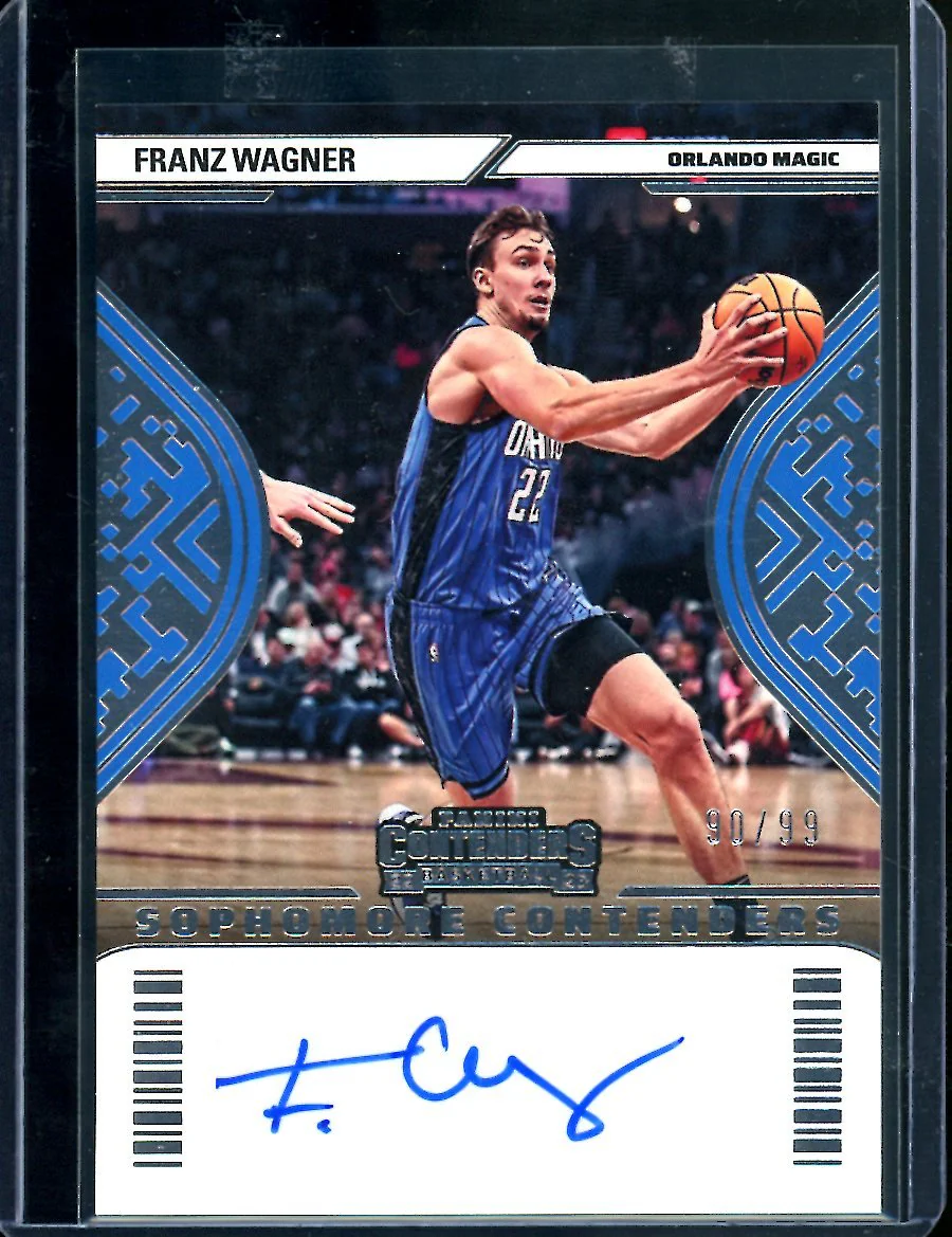 2022/23 Panini Contenders Franz Wagner Sophomore Contenders Auto /99 Magic