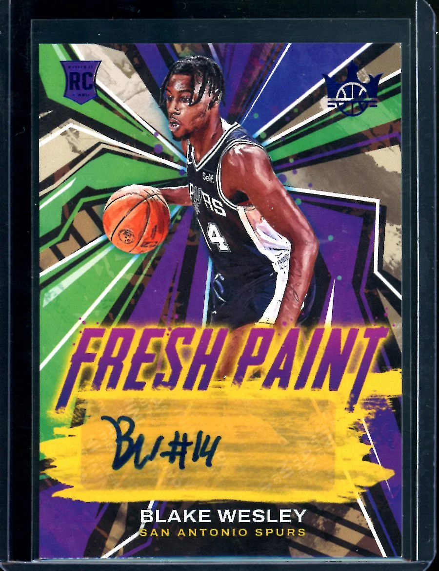 2022/23 Panini Court Kings Blake Wesley Rookie Auto /25 Spurs