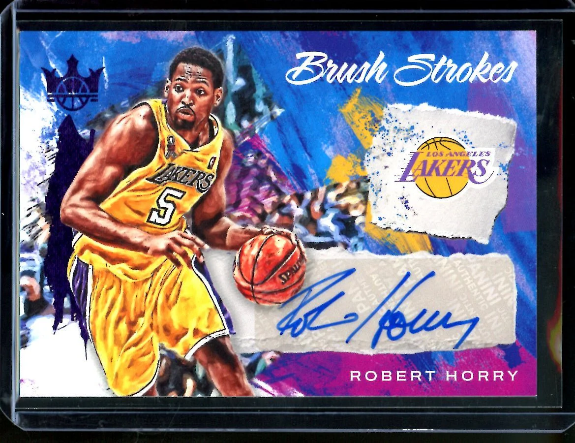 2022/23 Panini Court Kings Robert Horry Brush Strokes Auto /35 Lakers