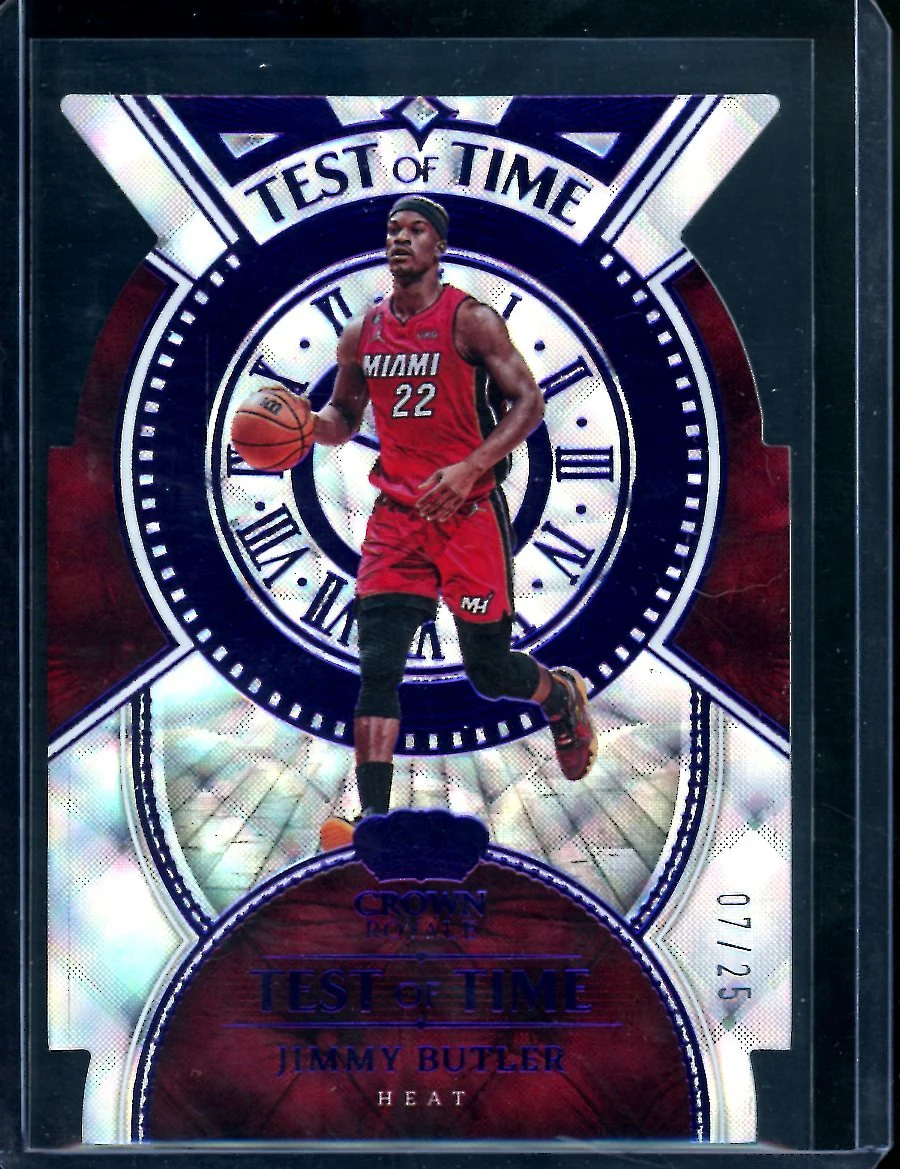 2022/23 Panini Crown Royale Jimmy Butler Test of Time /25 Heat