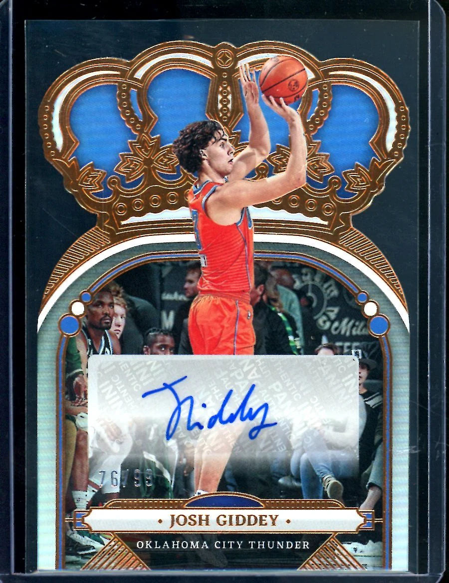 2022-23 Panini Crown Royale Josh Giddey Auto /99 Thunder