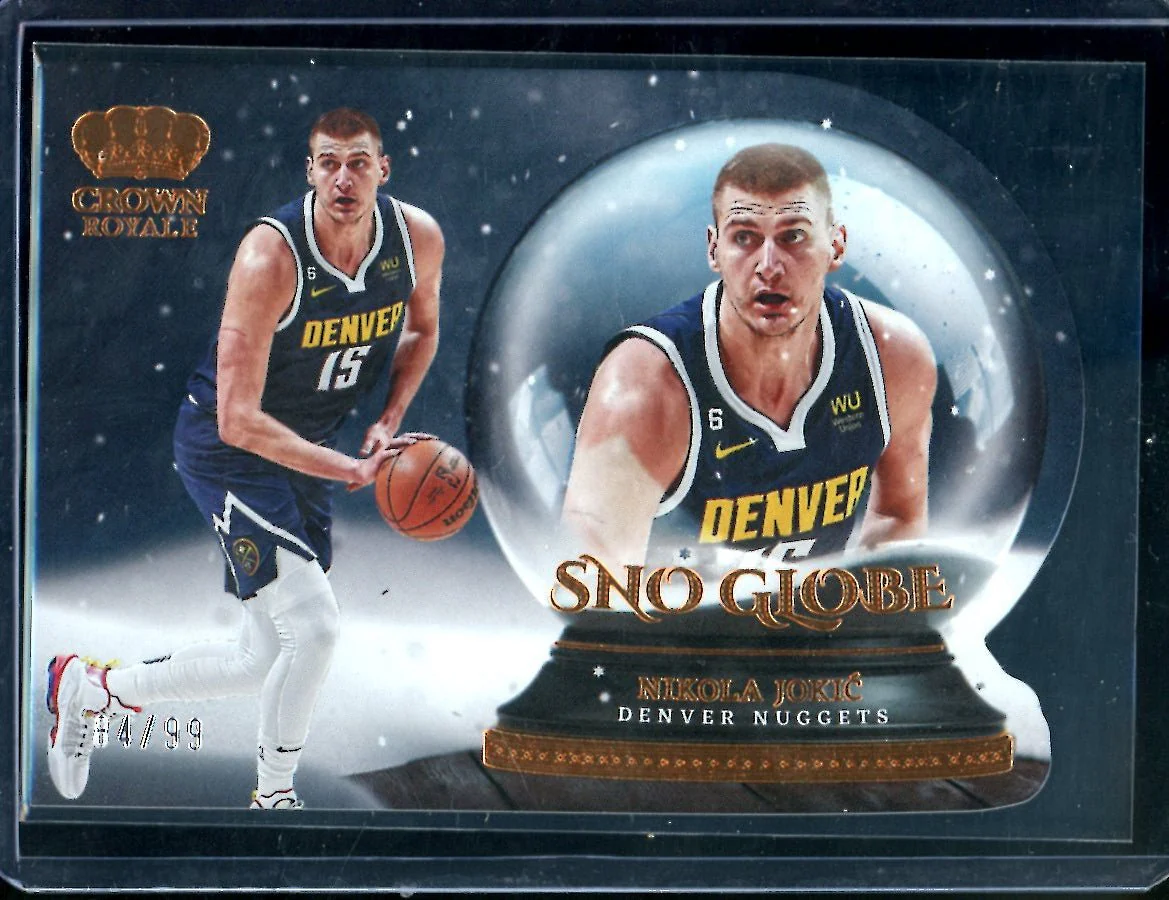 2022/23 Panini Crown Royale Nikola Jokic Sno-Globe /99 Nuggets