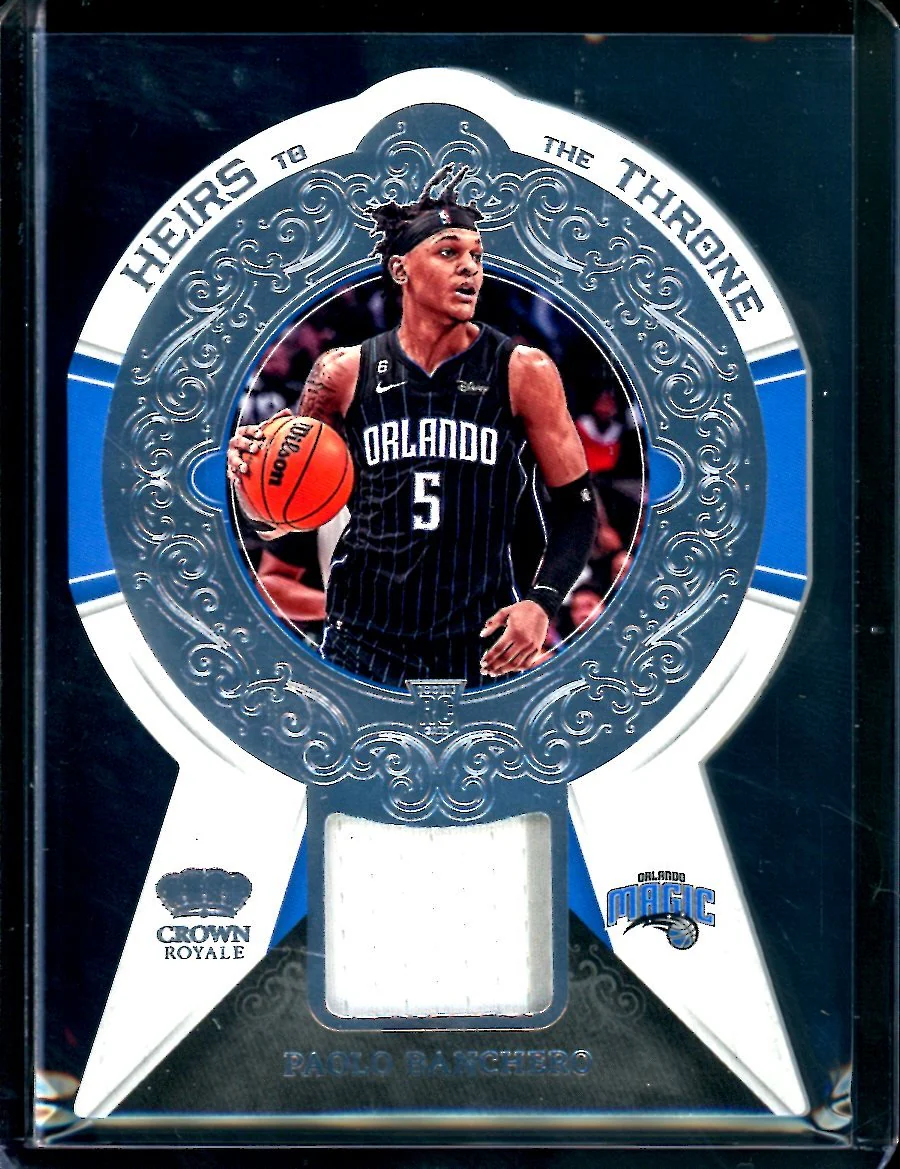 2022/23 Panini Crown Royale Paolo Banchero Rookie Heirs to the Throne Patch Magic