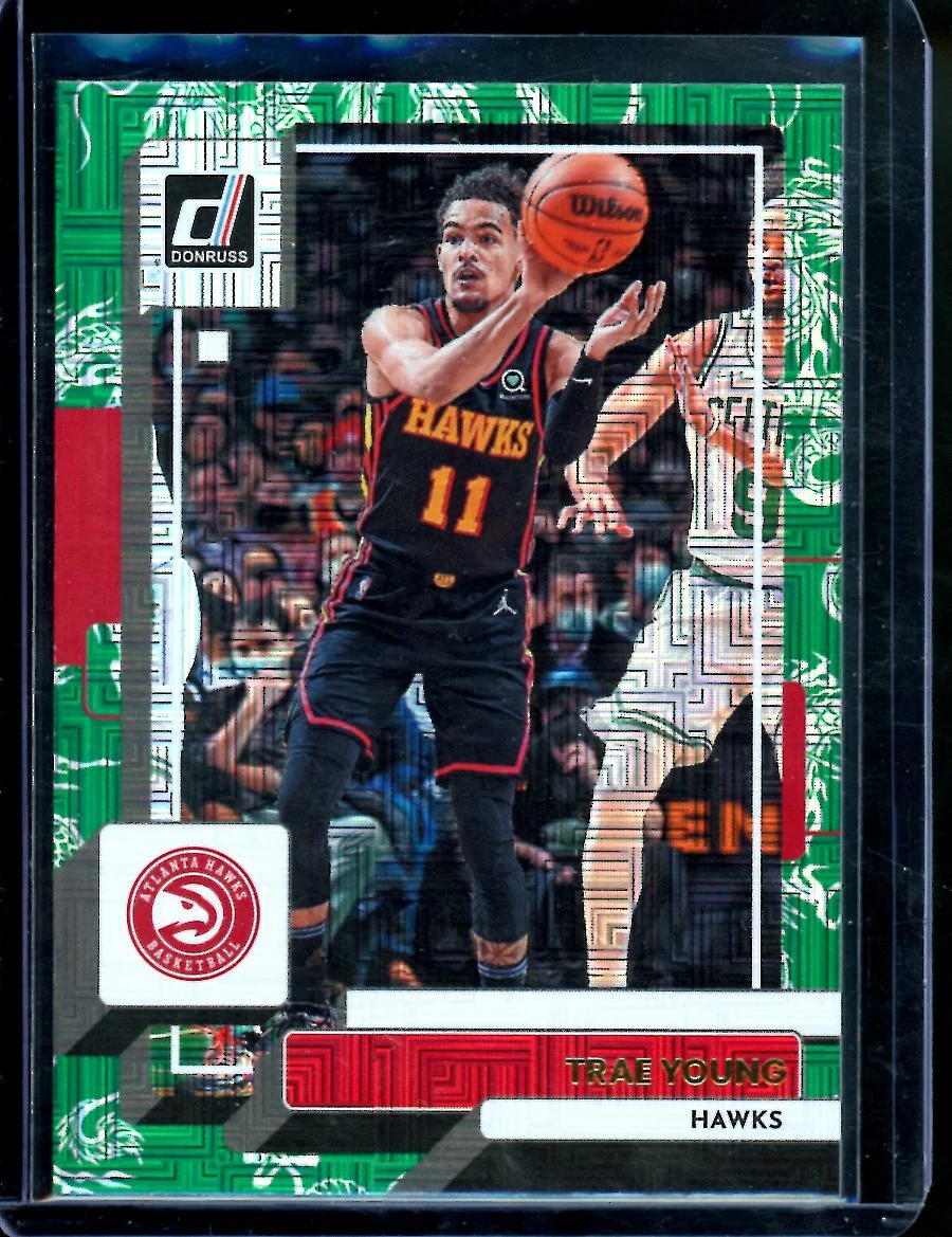 2022/23 Panini Donruss Choice Trae Young Dragon SSP Hawks