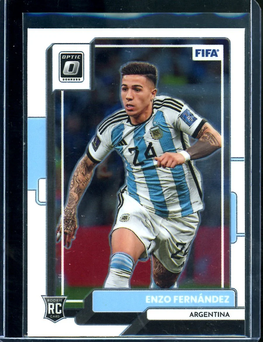 2022/23 Panini Donruss Enzo Fernandez Optic Rookie Argentina