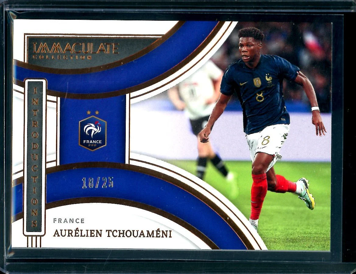 2022/23 Panini Immaculate Aurelien Tchouameni Introductions /25 France