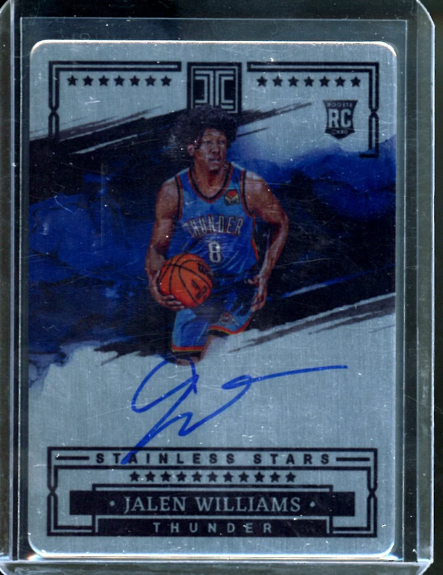 2022/23 Panini Impeccable Jalen Williams Rookie Stainless Stars Auto /99 Thunder