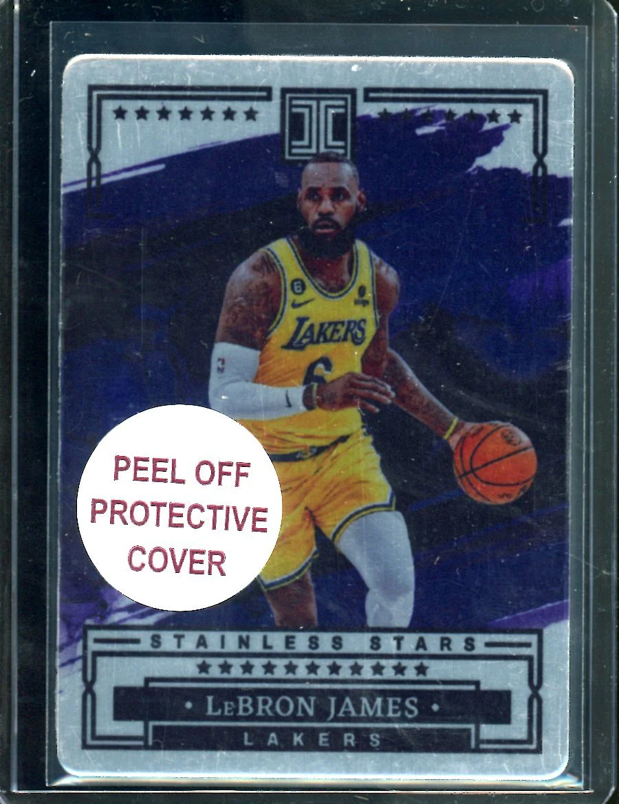 2022/23 Panini Impeccable LeBron James Stainless Stars /49 Lakers