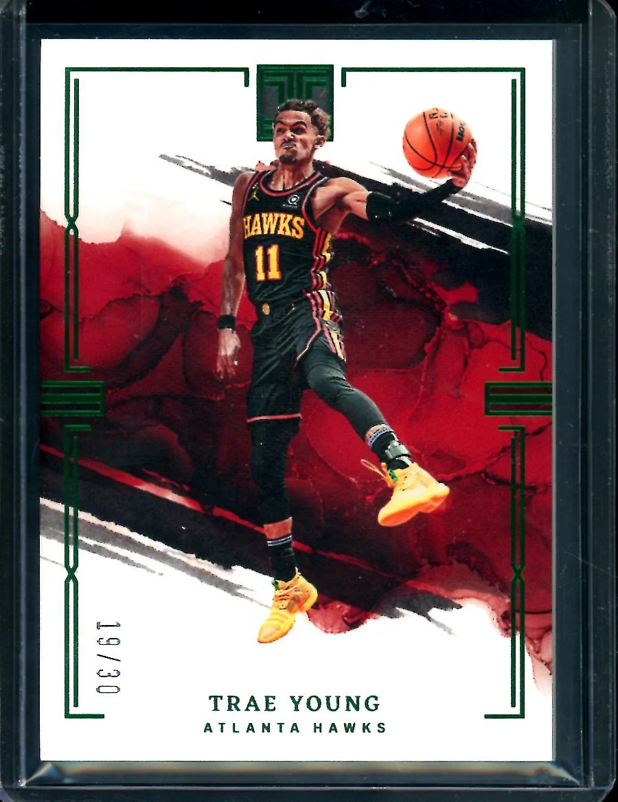 2022/23 Panini Impeccable Trae Young Green /30 Hawks