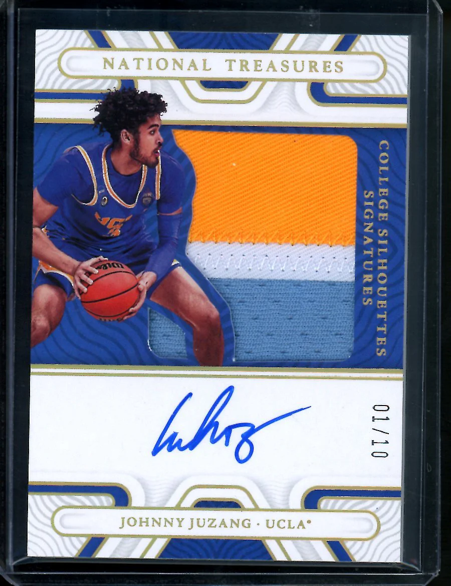 2022/23 Panini National Treasures Collegiate Johnny Juzang RPA Gold /10 UCLA