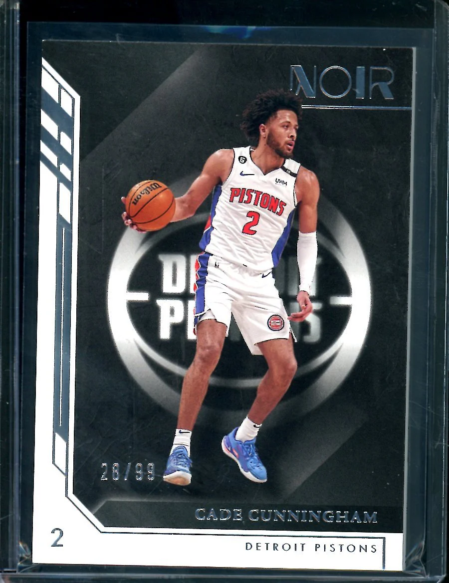 2022-23 Panini Noir Cade Cunningham /99 Pistons