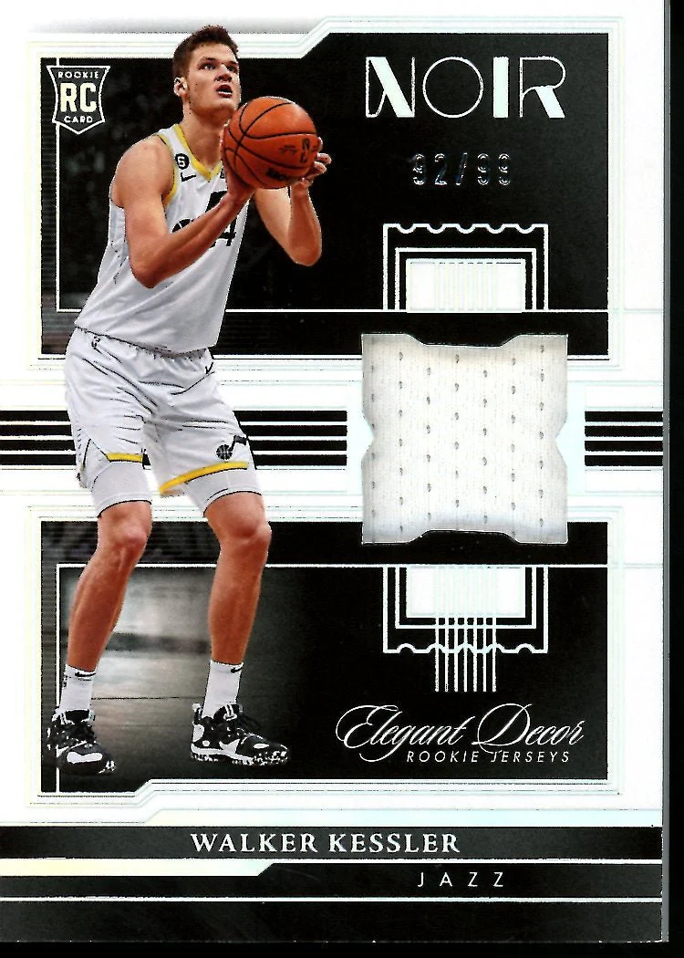 2022-23 Panini Noir Walker Kessler Rookie Patch /99 Jazz