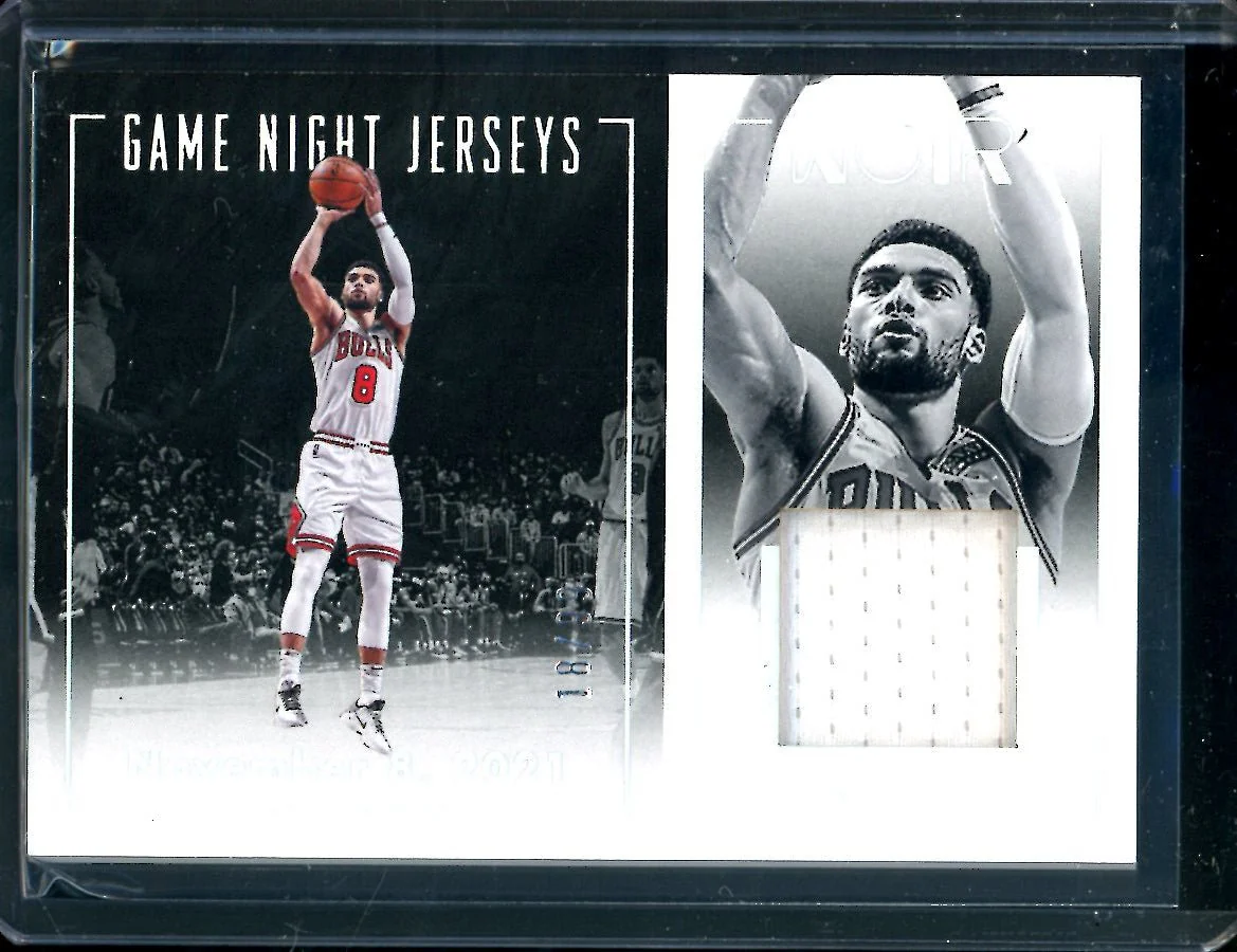2022-23 Panini Noir Zach Lavine Game Night Jerseys Patch /99 Bulls