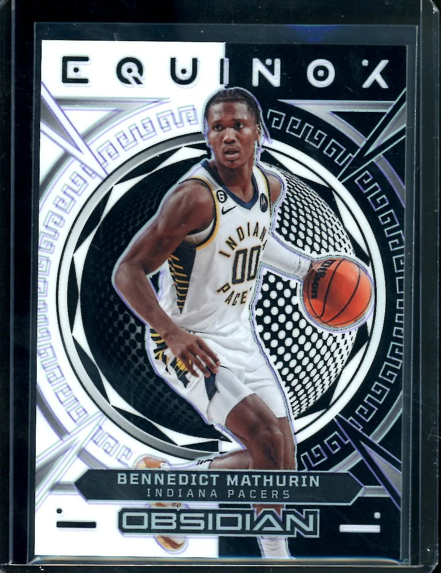 2022-23 Panini Obsidian Bennedict Mathurin Rookie Equinox /75 Pacers