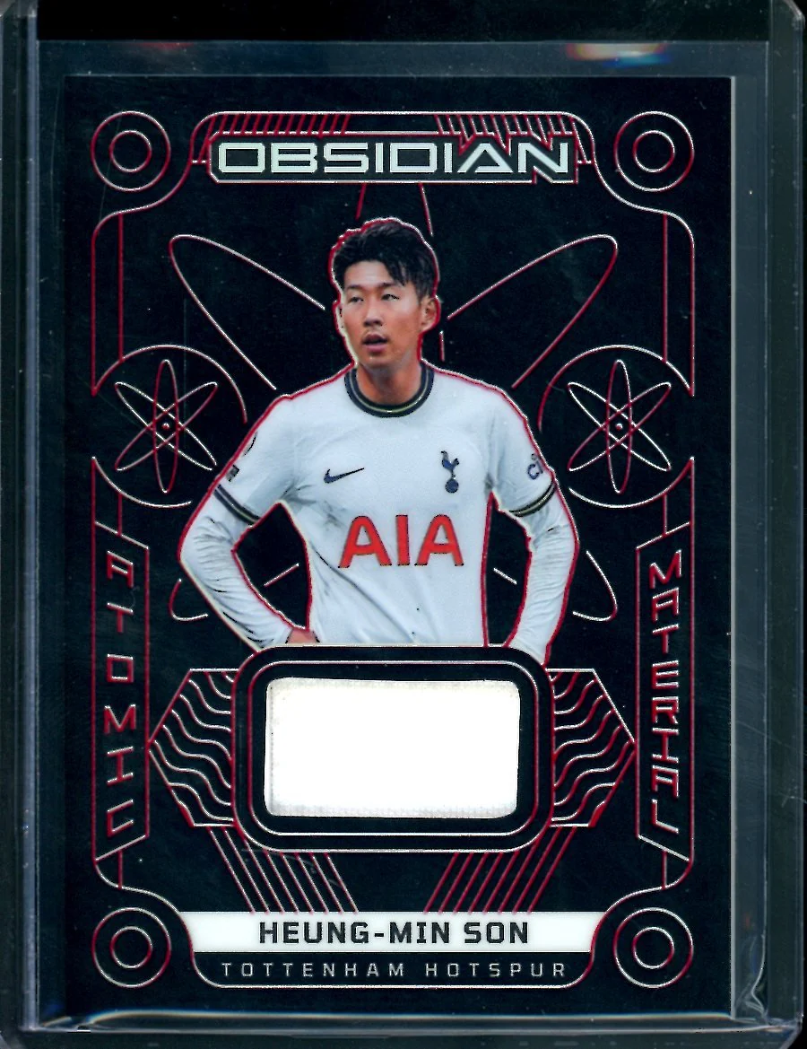 2022-23 Panini Obsidian Heung-Min Son Atomic Materials Patch /25 Tottenham